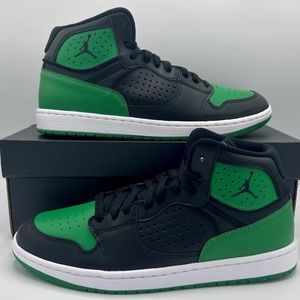 Nike Air Jordan Access Black/ Aloe Verde Green AR3762 013 Men's Sizes